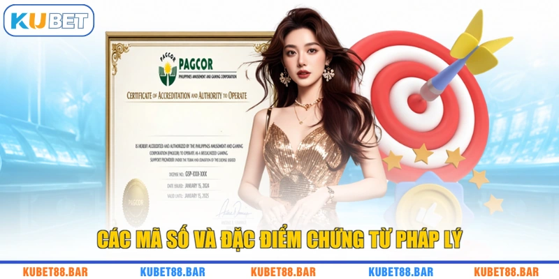 Các mã số và đặc điểm chứng từ pháp lý